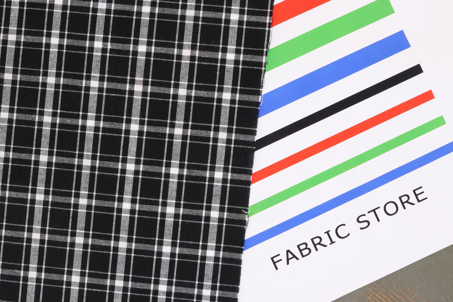 1155-108 ブロード(ブロードクロス)/ポプリン ブラック