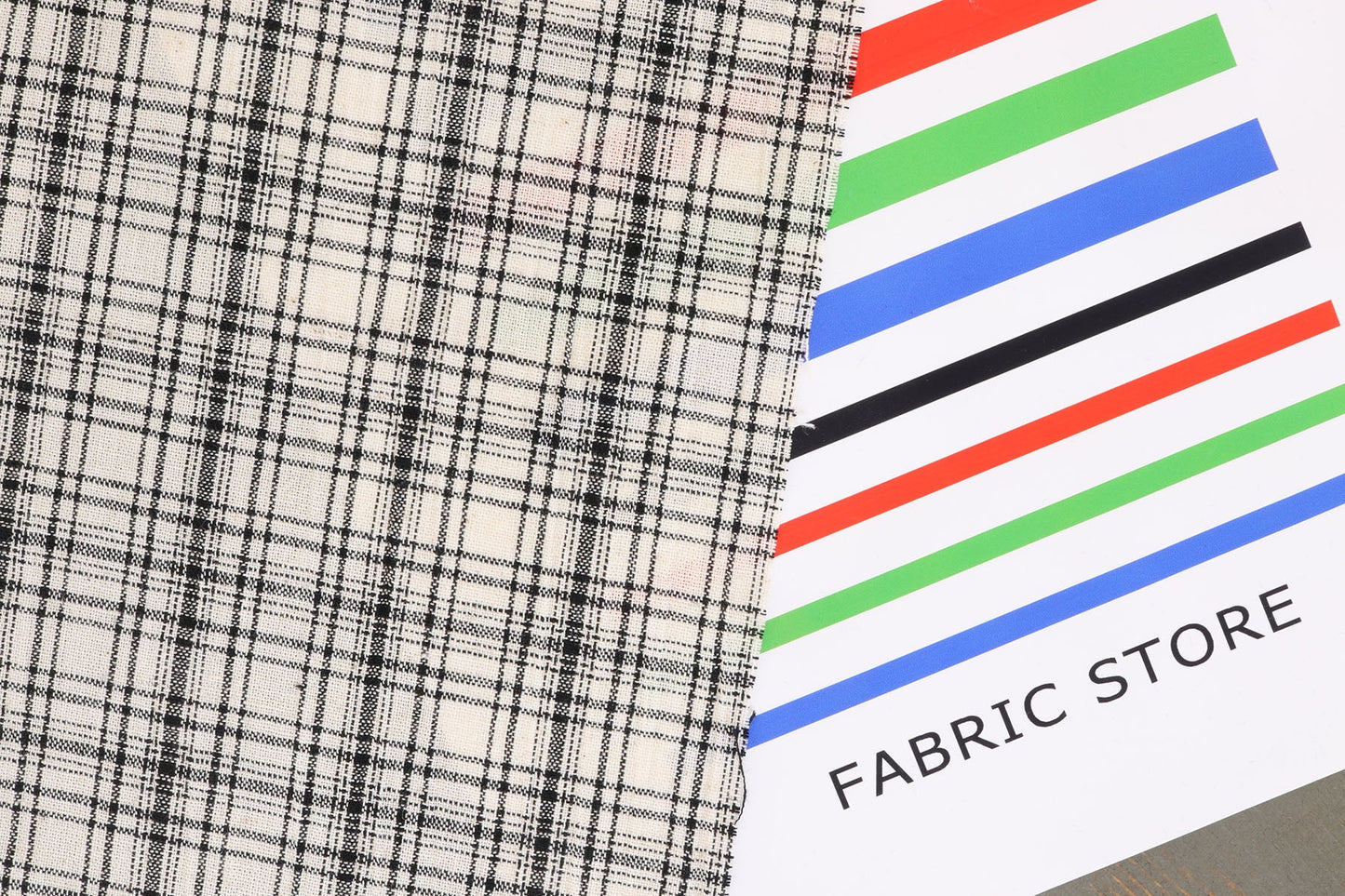 7500-6 平織(Plain) ブラック