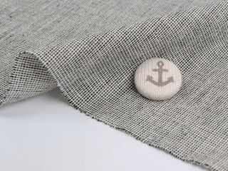 【Fabric store’s curtain】オーダーカーテン [7500-1] COTTON Y/D GINGHAM (COTTON LINEN RAMIE) 20/1 x C/L20/1 コットン麻ワッシャーポプリンストライプ/チェック